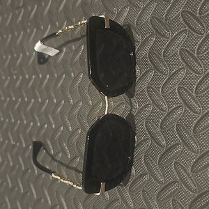 Black and gold sunglasses